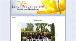 Desktop Screenshot of landfrauen-stelle.de