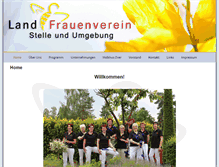 Tablet Screenshot of landfrauen-stelle.de
